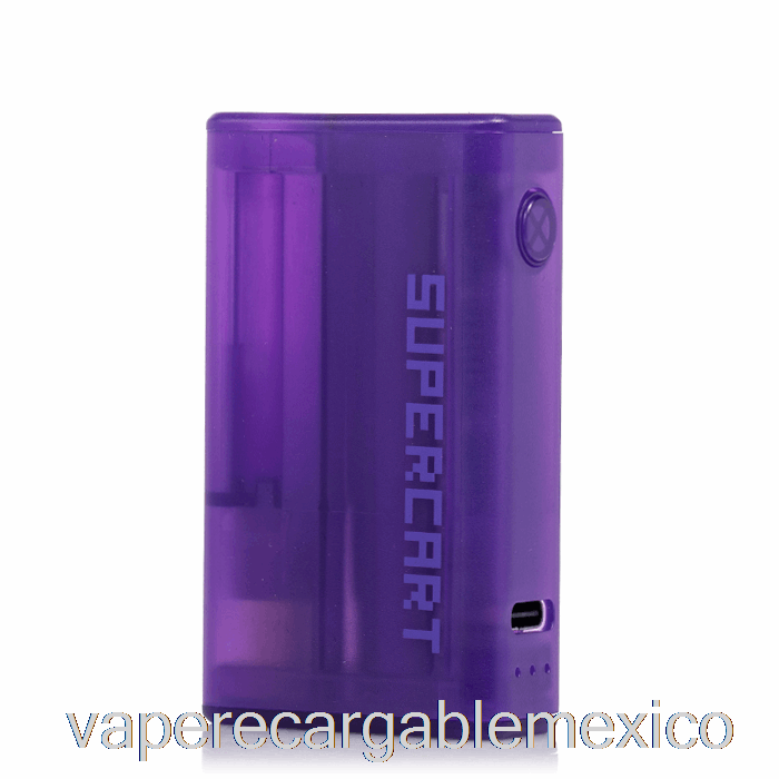 Vape Recargable Supercart Superbox 510 Batería Poción Morada